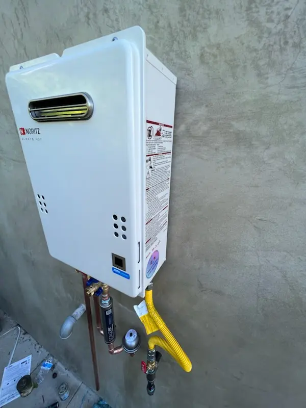 Tankless water heater installation for Trophy Club homes