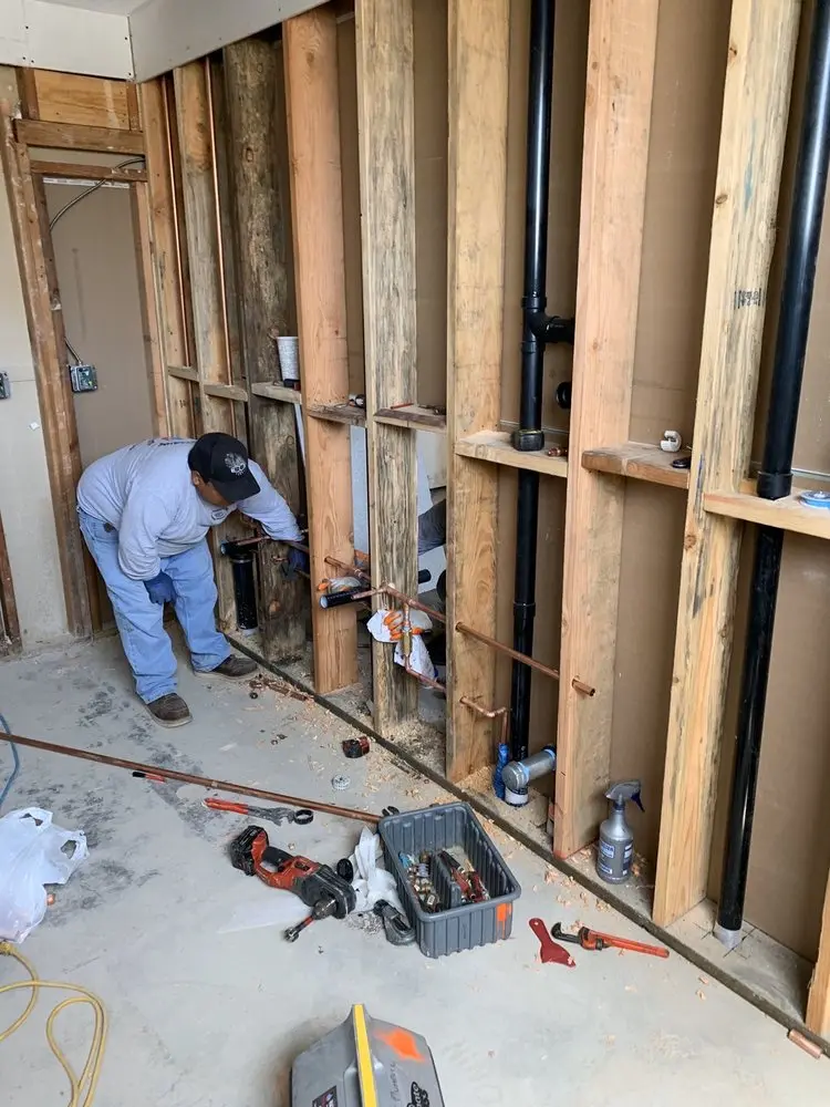 Commercial rough-in plumbing for Gas Line Repair in Trophy Club